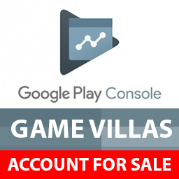 Game Villas Google Play Console account for sale, featuring 15 games, 1.3 million downloads, and ready for monetization with AdMob and ASO tools. 