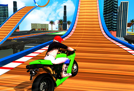 Street Moto Bike Stunt Challenge - Unity Source Code | Extreme Bike Stunts and Racing Game 